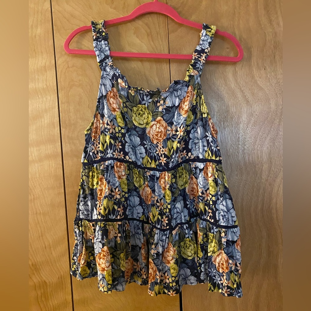 Torrid flower ruffle top